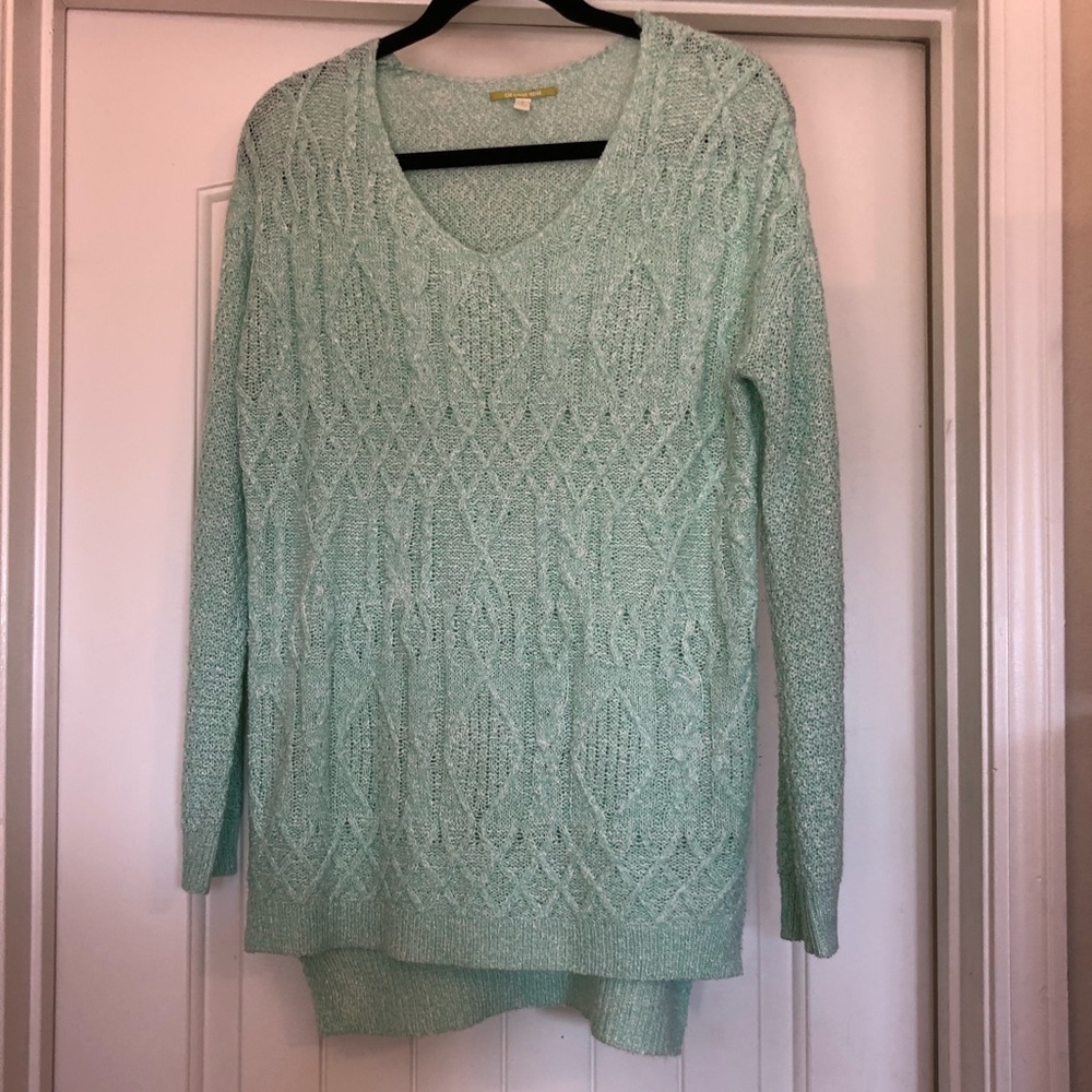 (NWOT) Gianni Bini Teal Blue Oversized Sweater